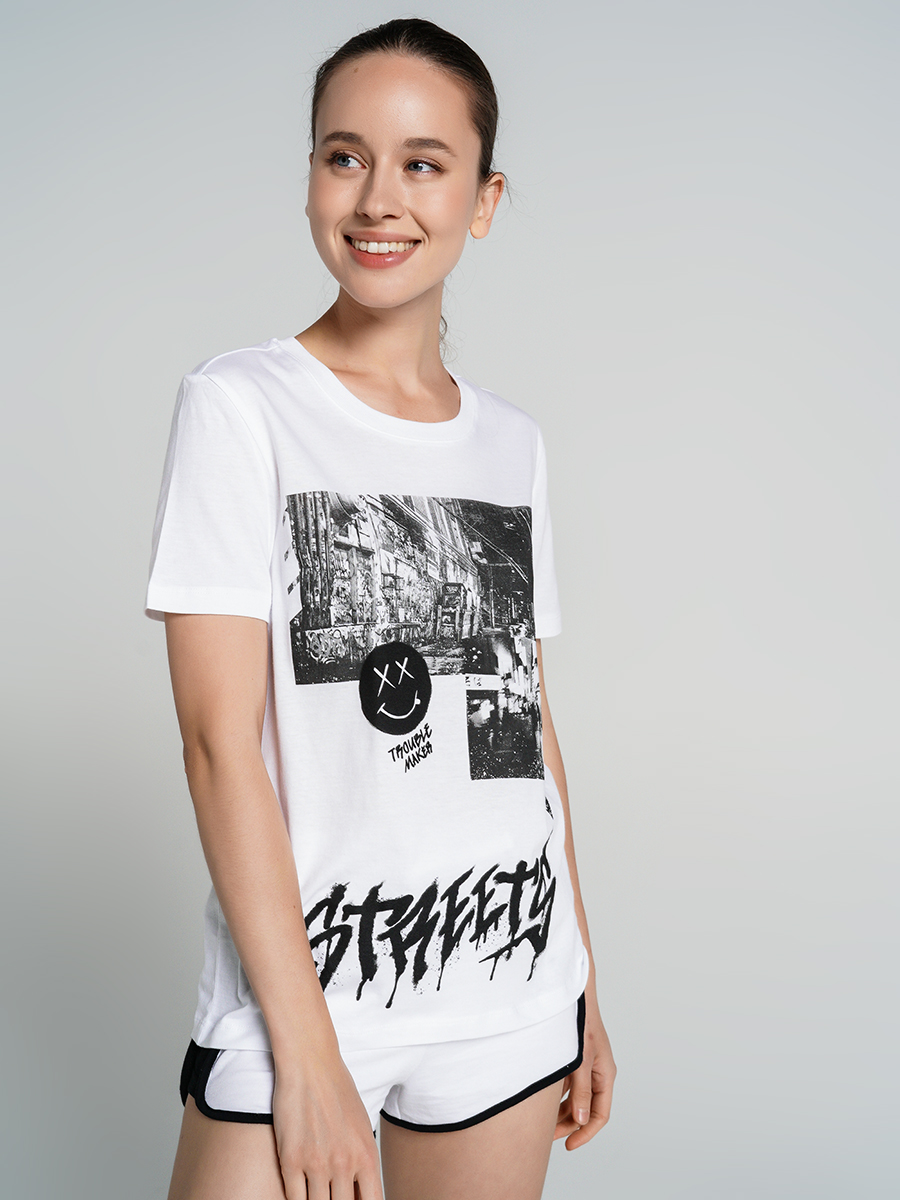 

Футболка женская ТВОЕ 76599 белая XL, 76599