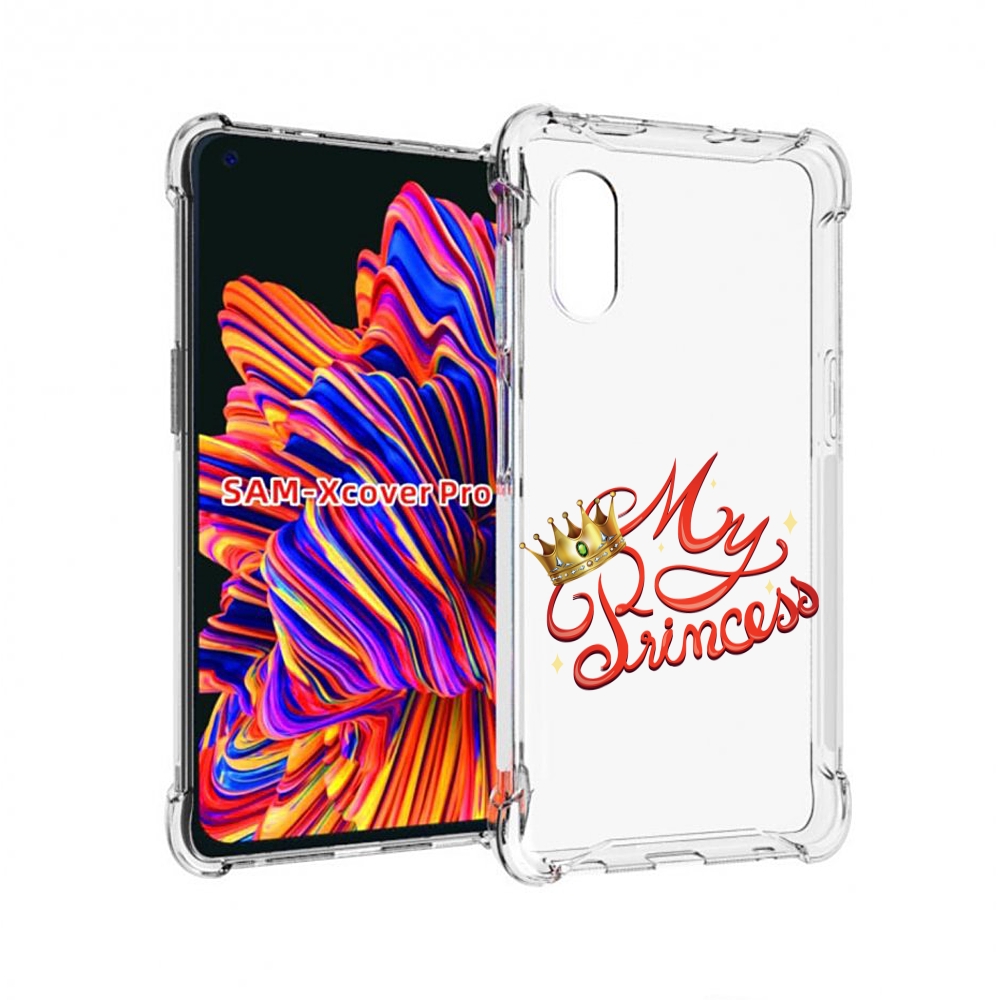 

Чехол MyPads моя-принцесска детский для Samsung Galaxy Xcover Pro 1, Прозрачный, Tocco