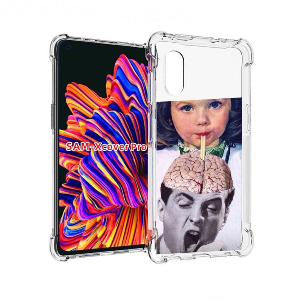 

Чехол MyPads на-здоровье для Samsung Galaxy Xcover Pro 1, Прозрачный, Tocco
