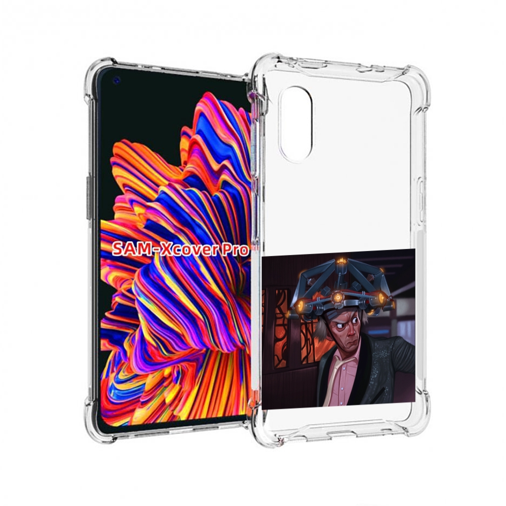 

Чехол MyPads назад-в-будущее для Samsung Galaxy Xcover Pro 1, Прозрачный, Tocco
