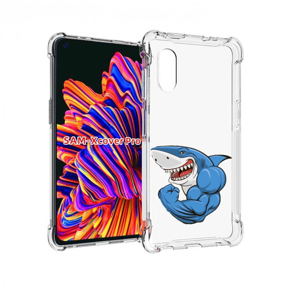 

Чехол MyPads накаченная акула для Samsung Galaxy Xcover Pro 1, Прозрачный, Tocco