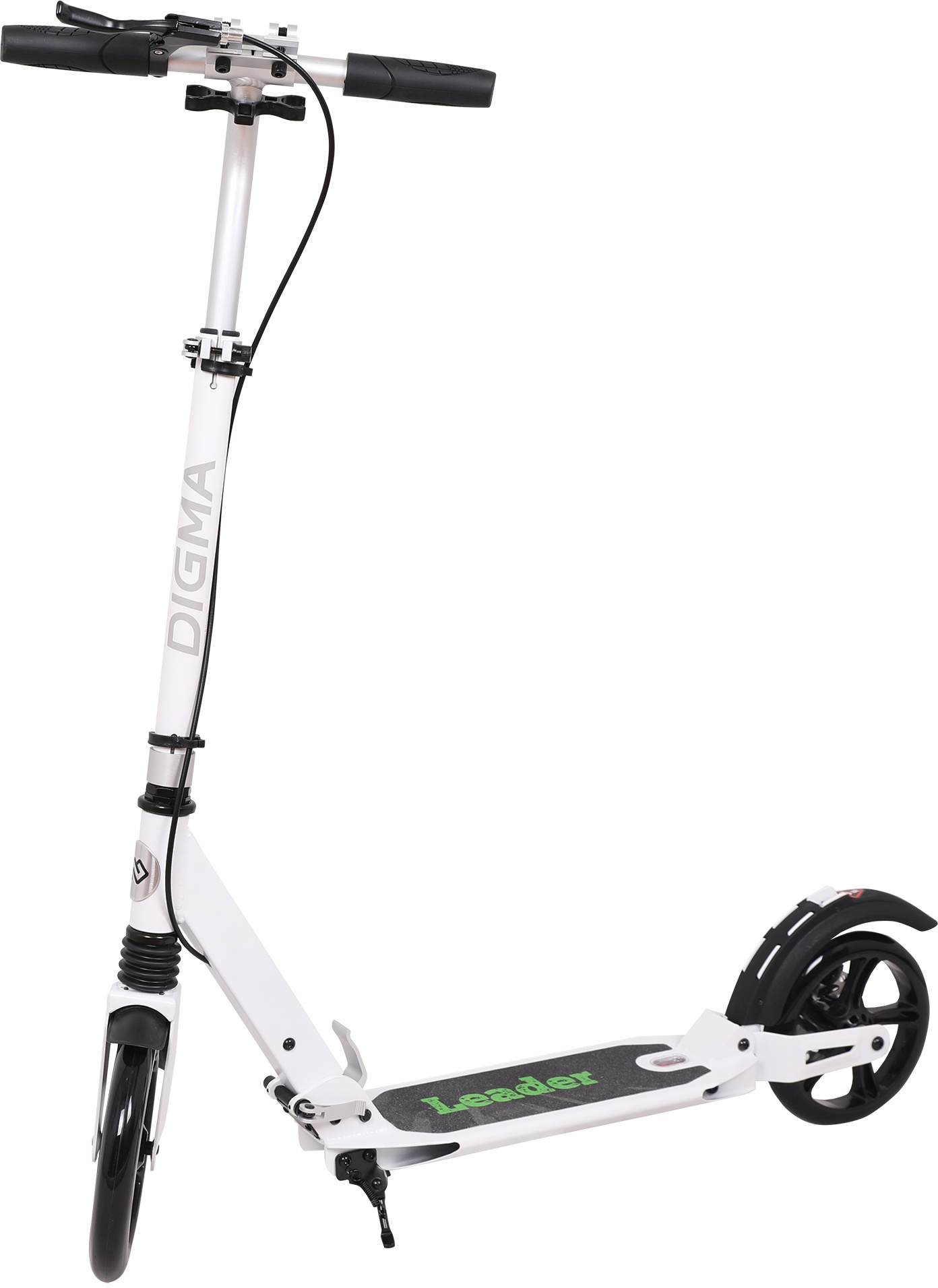 Самокат DIGMA Leader городской 2-кол. белый (SU-LE-230-200-WH)