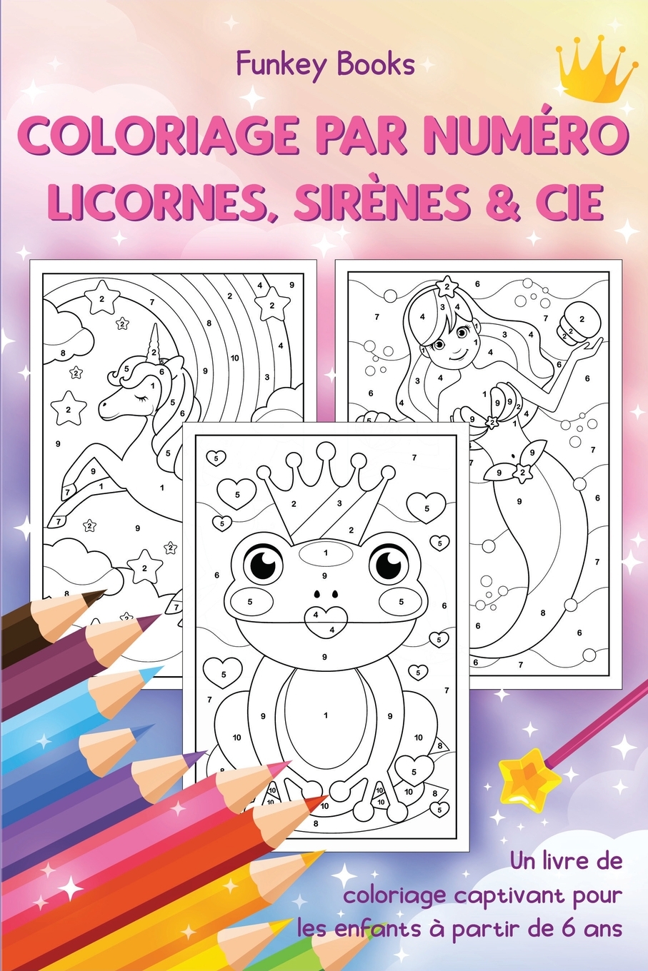 

Coloriage par numero - Licornes, sirenes & Cie