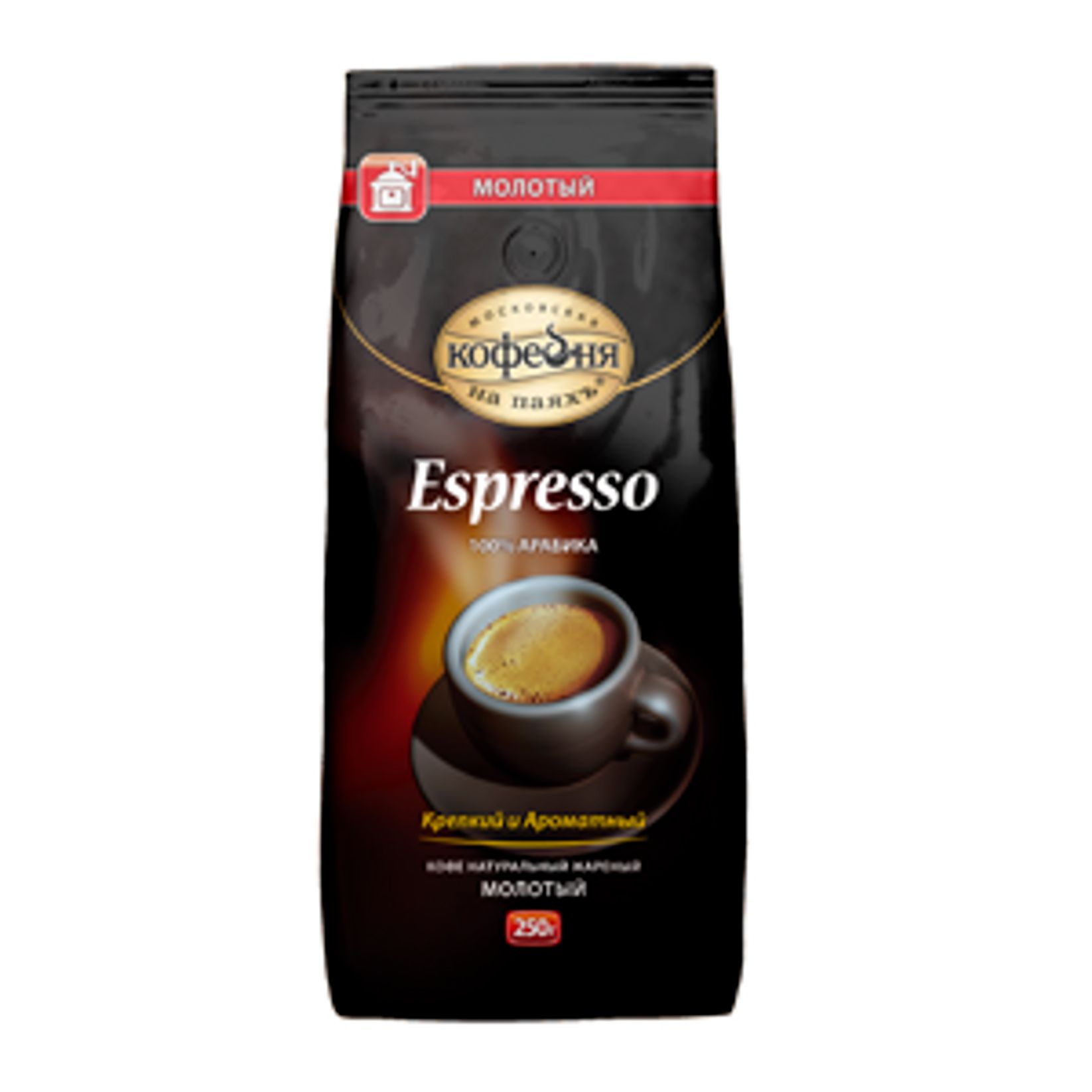 Кофе Московская Кофейня на паяхъ ESPRESSO молотый 250гр 1095₽