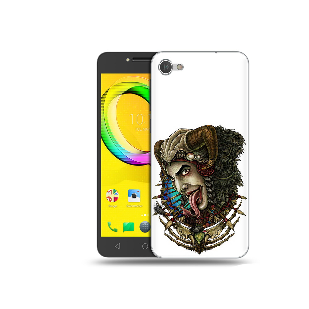 

Чехол MyPads Tocco для Alcatel A5 длинный язык (PT67387.664.330), Прозрачный, Tocco