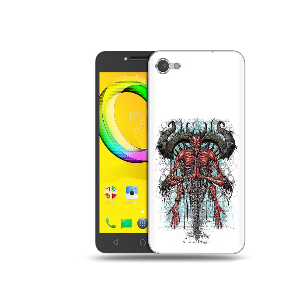 

Чехол MyPads Tocco для Alcatel A5 дьявол (PT67387.664.340), Прозрачный, Tocco