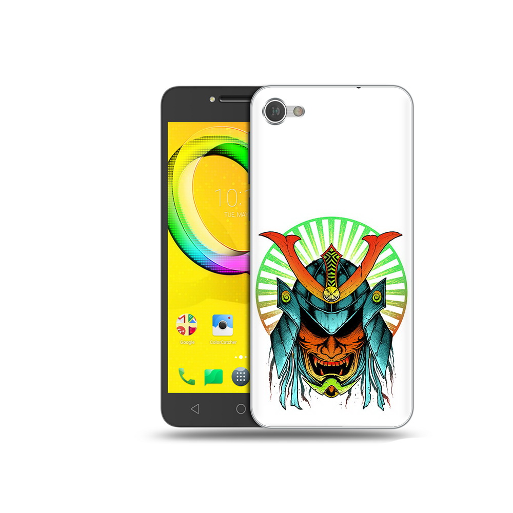 

Чехол MyPads Tocco для Alcatel A5 ешимитсу рисунок, Прозрачный, Tocco