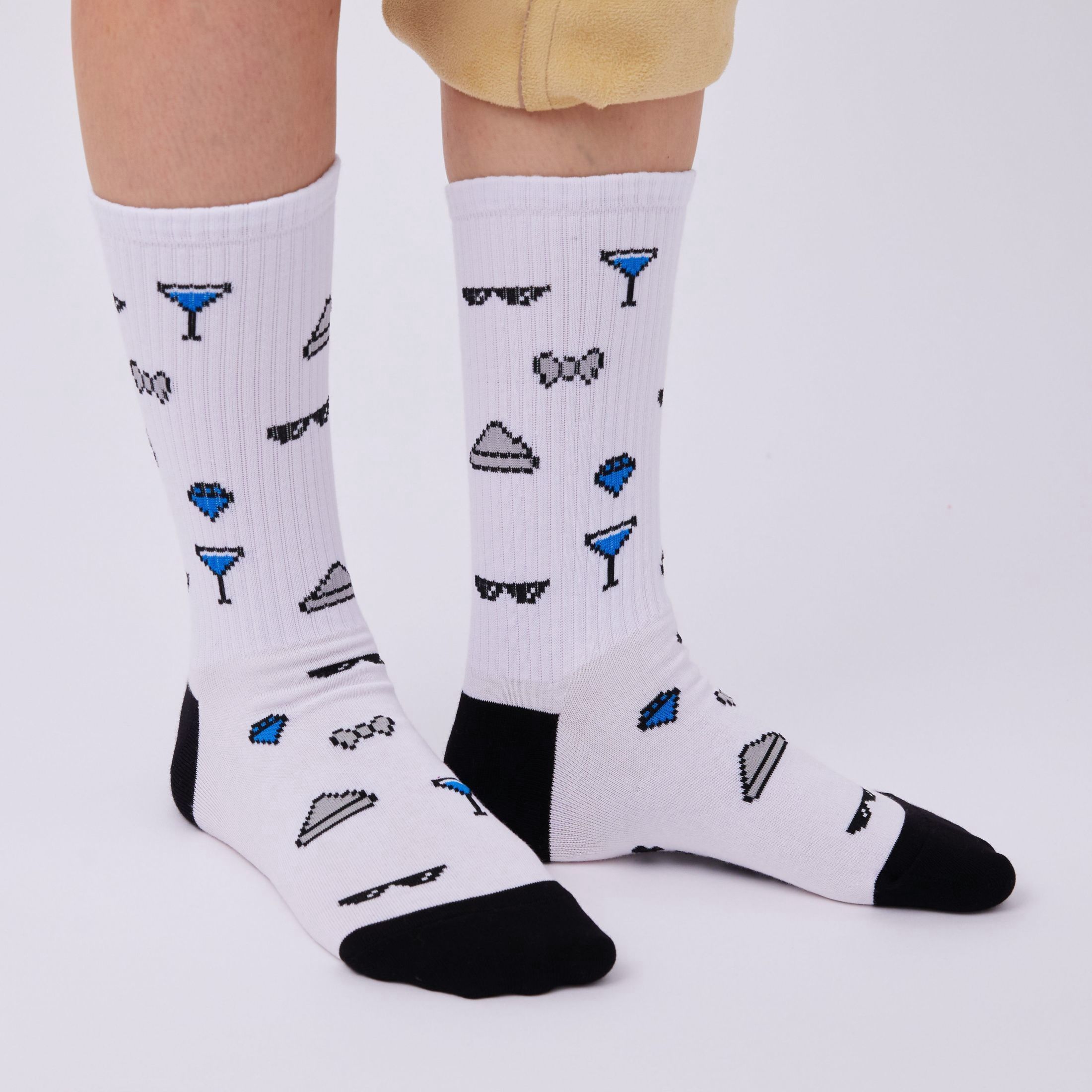 

Носки унисекс St. Friday Socks GR-1199-02-19-14 белые, Белый, GR-1199-02-19-14