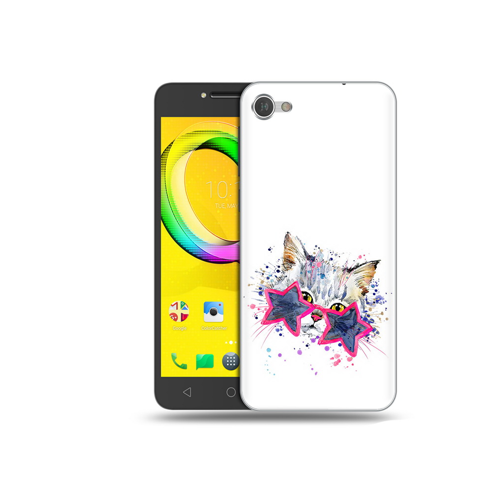 

Чехол MyPads Tocco для Alcatel A5 звездные очки (PT67387.664.353), Прозрачный, Tocco