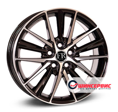 

Диски Replica FR TY494 R17x7.0J 5x114.3 ET45 ЦО60.1, Черный;серебристый, TY494
