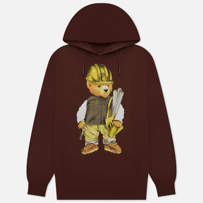 

Мужская толстовка MARKET Workshop Bear Hoodie коричневый, Размер L, Workshop Bear Hoodie