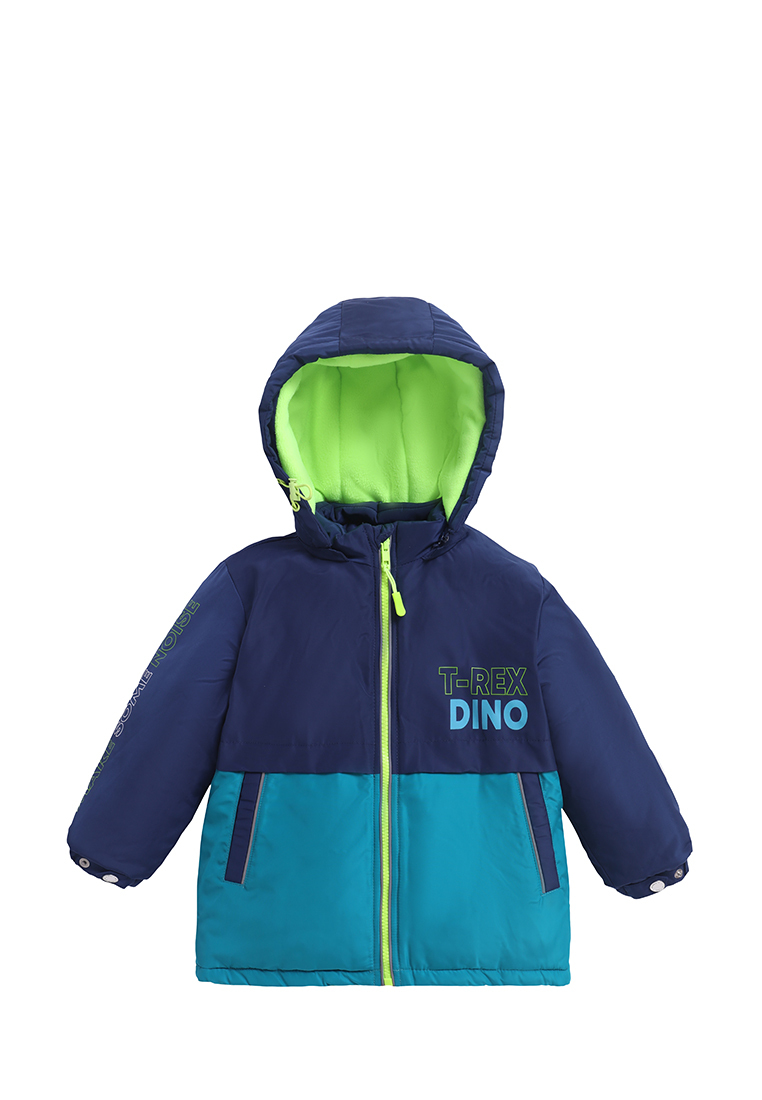Куртка детская Max&Jessi AW22C241, темно-синий, зеленый, 116