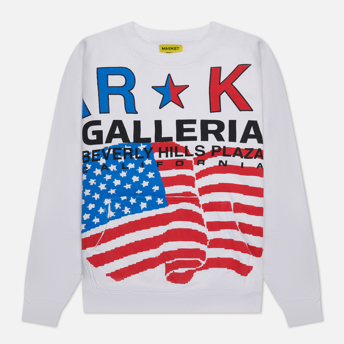 

Мужская толстовка MARKET Low Prices Fleece Crew Neck белый, Размер M, Low Prices Fleece Crew Neck