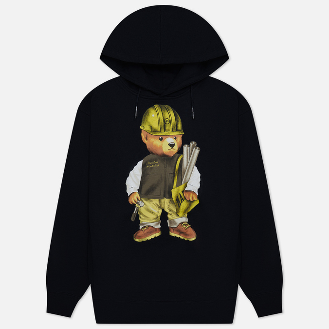 

Мужская толстовка MARKET Workshop Bear Hoodie синий, Размер XL, Workshop Bear Hoodie