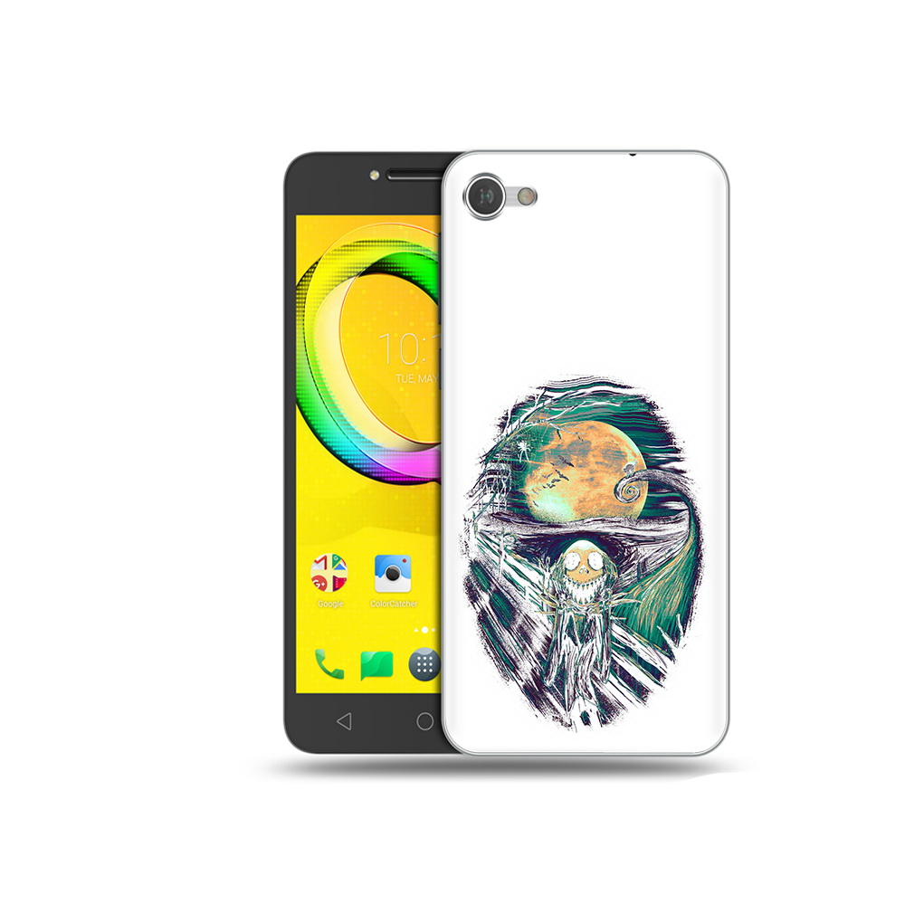 

Чехол MyPads Tocco для Alcatel A5 зубастое существо абстракция (PT67387.664.370), Прозрачный, Tocco