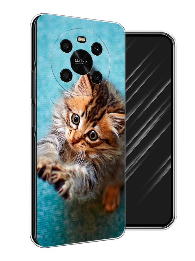 

Чехол Awog на Honor X9 4G/Magic4 Lite 4G "Котенок просит есть", Разноцветный, 6108150-2