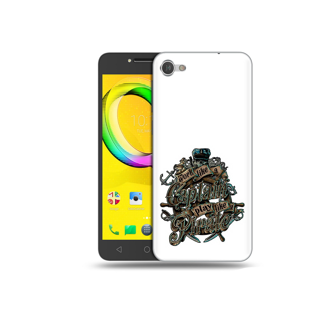 

Чехол MyPads Tocco для Alcatel A5 капитан пиратов (PT67387.664.385), Прозрачный, Tocco