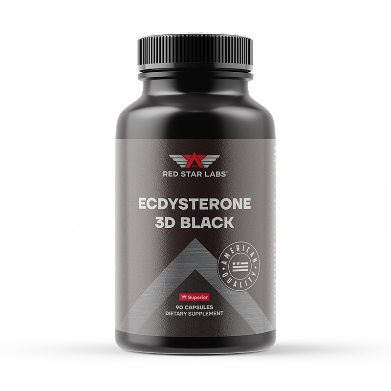 фото Red star labs экдистерон red star labs ecdysterone 3d black, 90 капс