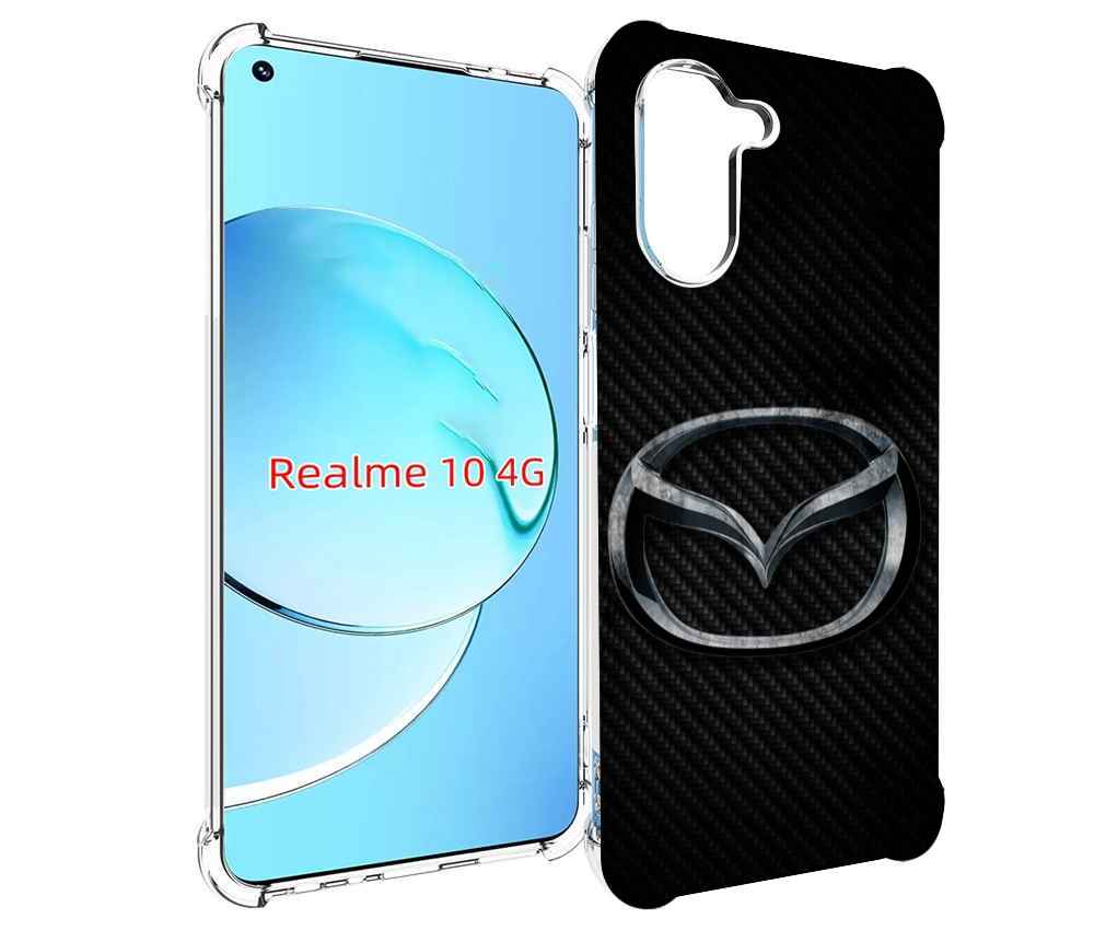 

Чехол Mypads Mazda 1 Женский Для Realme 10, Прозрачный, Tocco