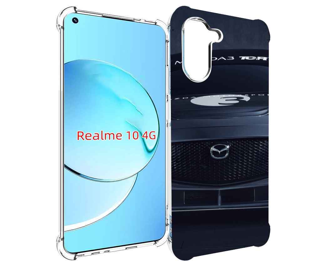 

Чехол Mypads Mazda 3 Для Realme 10, Прозрачный, Tocco