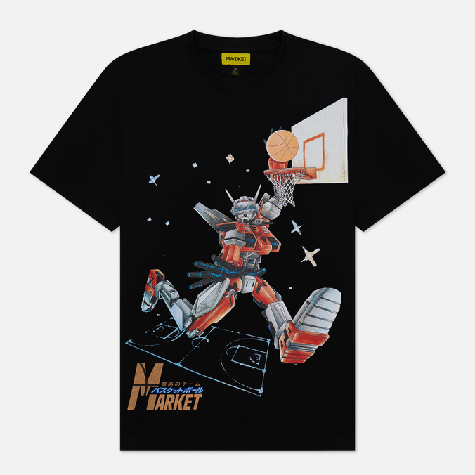 

Мужская футболка MARKET Go Code Dunking чёрный, Размер XXL, Go Code Dunking