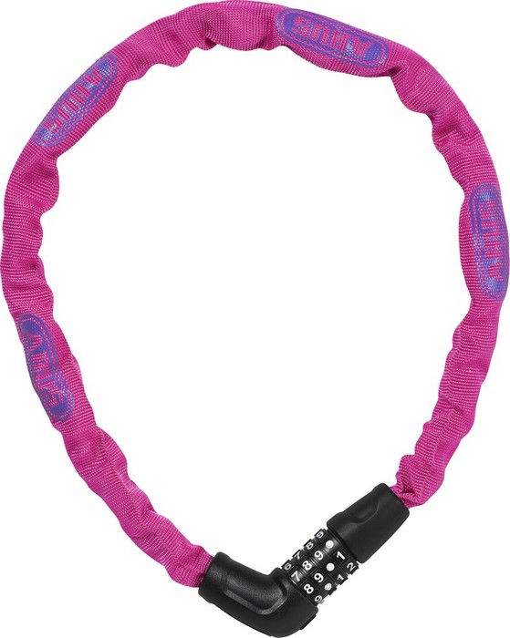 

Велозамок Abus 5805C/75 pink цепь
