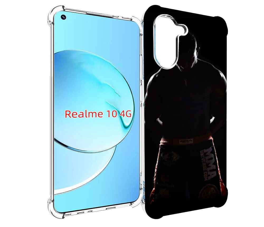 

Чехол MyPads mma единоборства для Realme 10, Прозрачный, Tocco