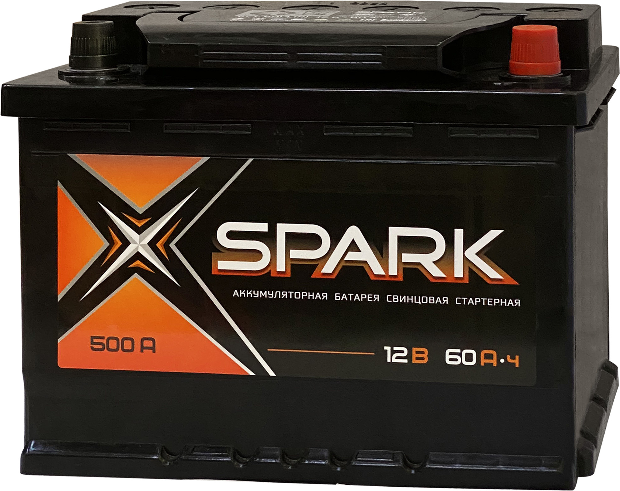 Аккумулятор SPARK 60 Ач 500 А обратная полярность