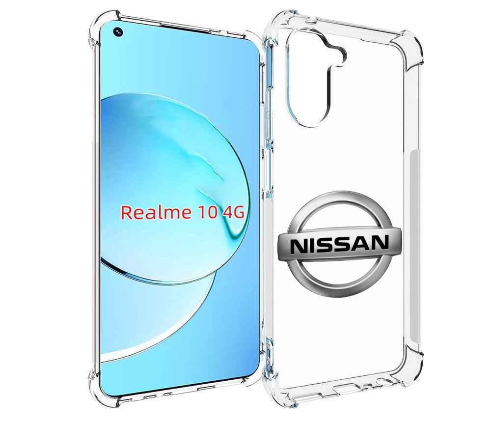 

Чехол Mypads Nissan 3 Мужской Для Realme 10, Прозрачный, Tocco