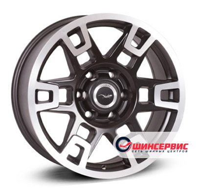 

Диски Lizardo XH296 R18x8.0J 6x139.7 ET10 ЦО106.1, Черный;серебристый, XH296