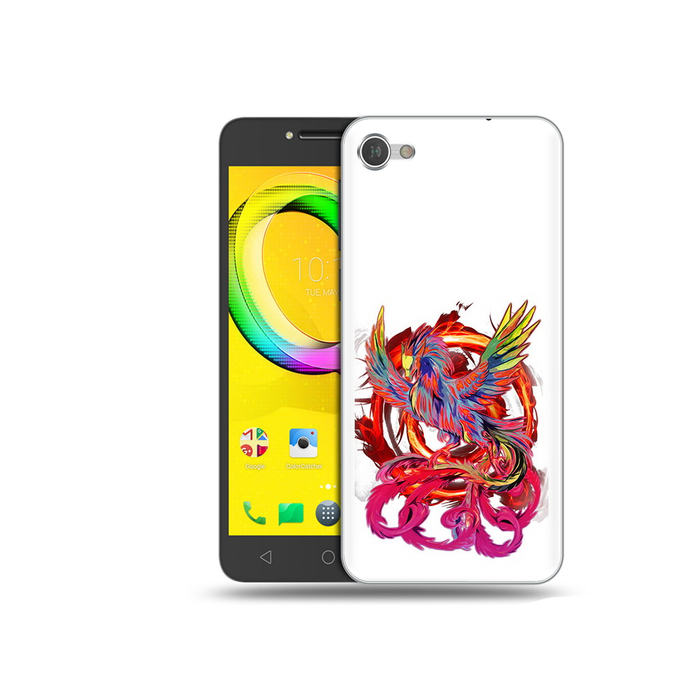 

Чехол MyPads Tocco для Alcatel A5 красочный феникс (PT67387.664.414), Прозрачный, Tocco
