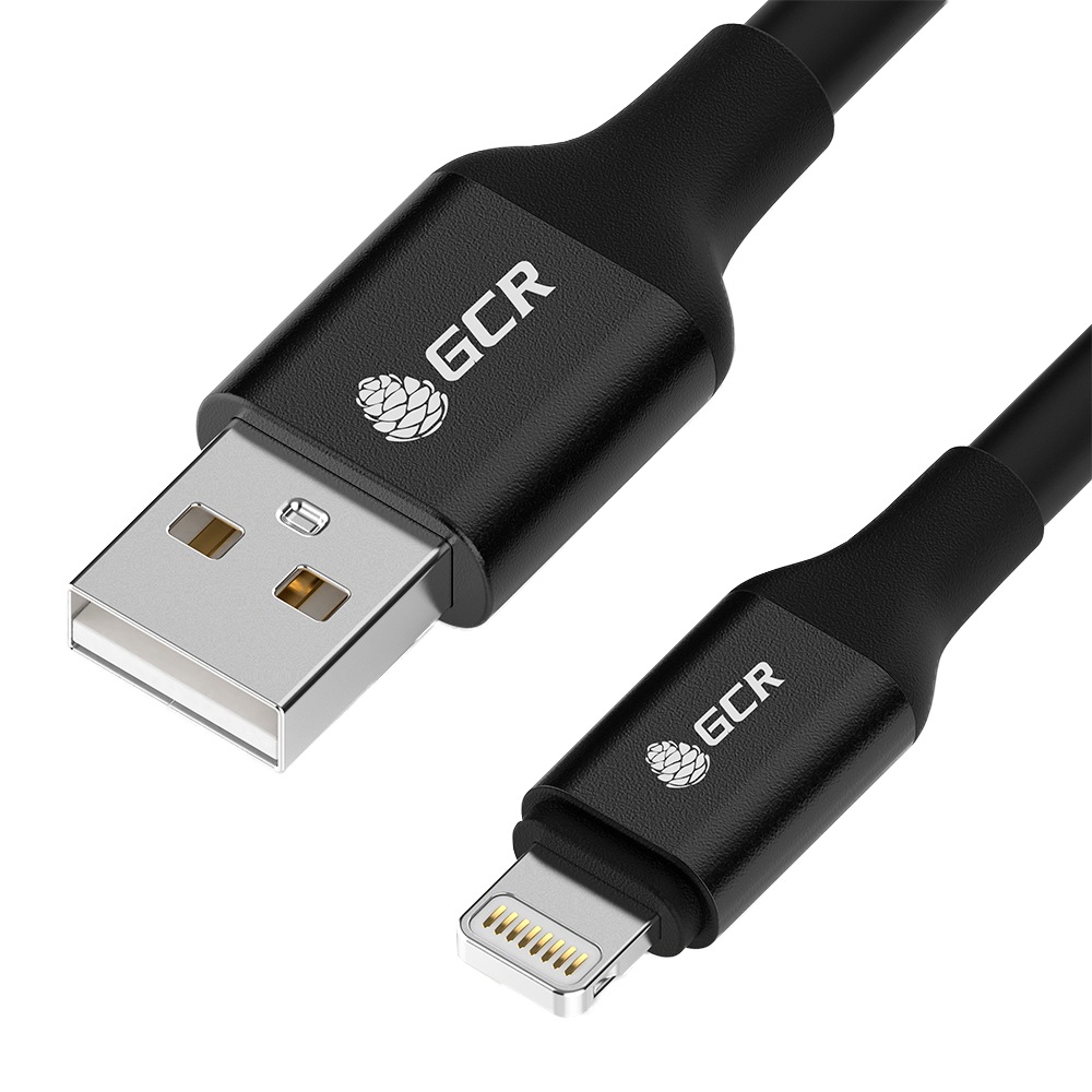 

Кабель GCR Lightning для зарядки iPad iPhone 7 8 9 X 11 12 MFI GCR-53079, GCR-IP7P
