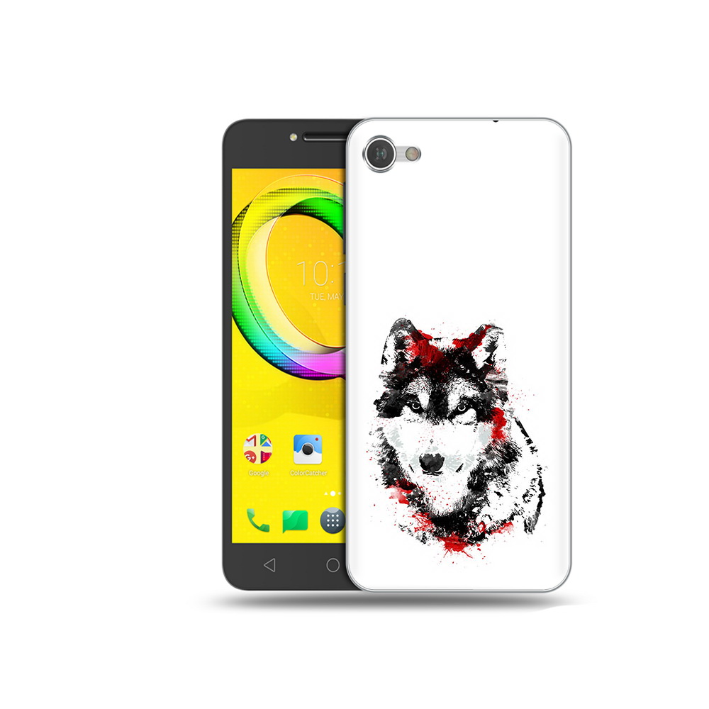 

Чехол MyPads Tocco для Alcatel A5 кровавый волк (PT67387.664.416), Прозрачный, Tocco