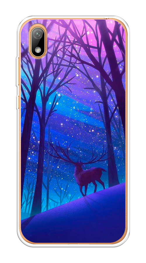 

Чехол Awog на Honor 8S "Северный олень", Фиолетовый;голубой;синий, 69150-2