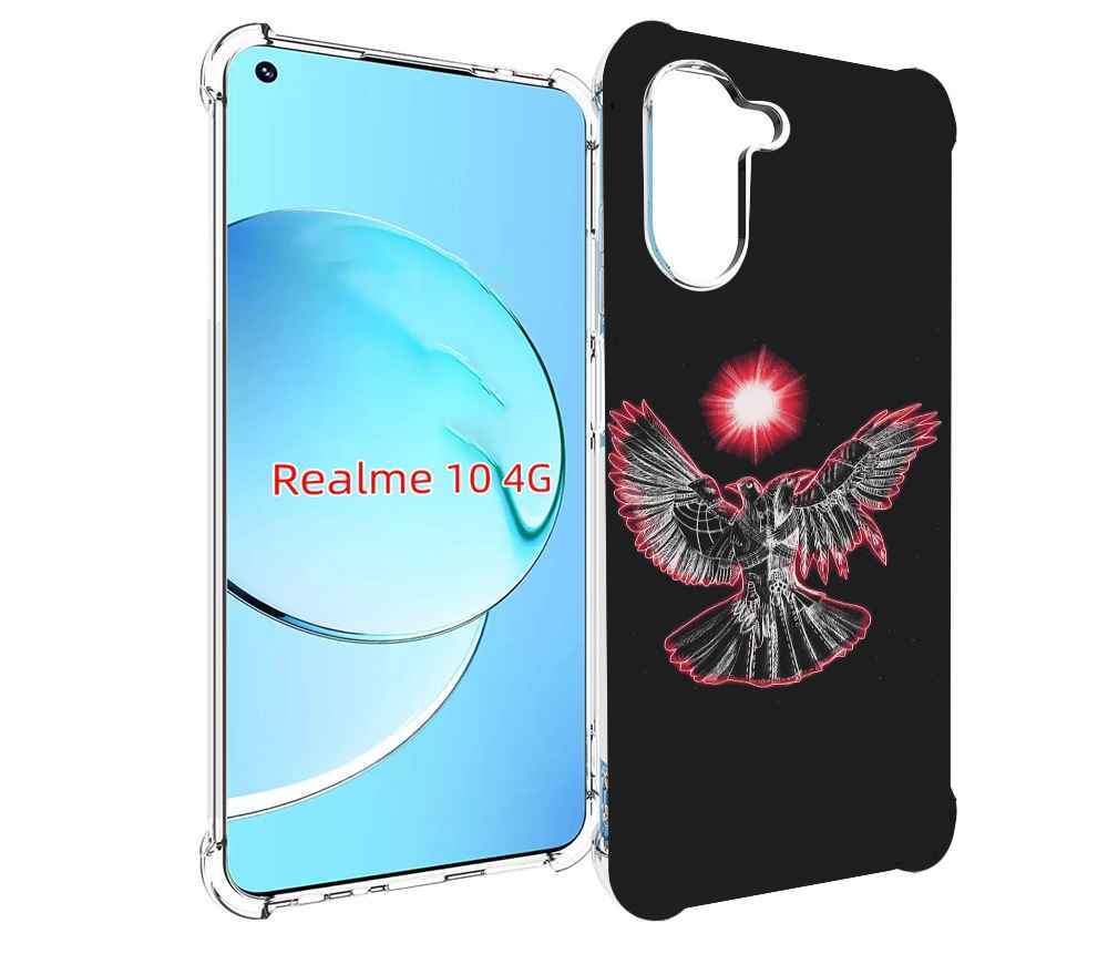 

Чехол Mypads Pyrokinesis Валькирия Для Realme 10, Прозрачный, Tocco