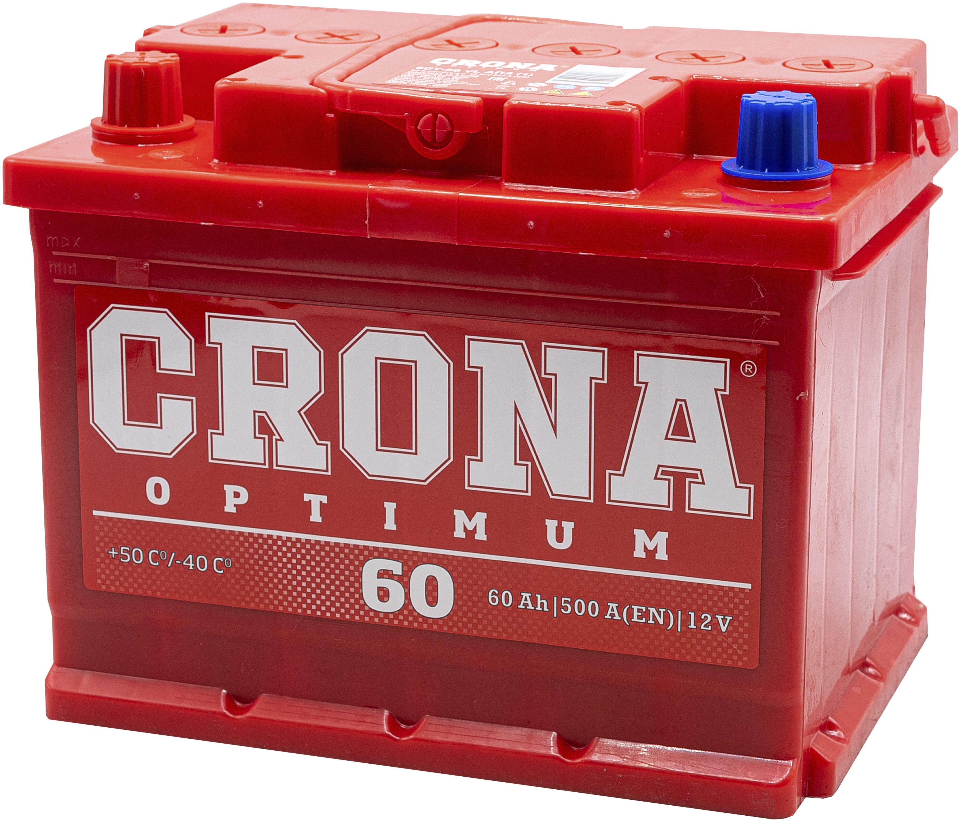 Аккумулятор CRONA 60 Ач 500 А обратная полярность