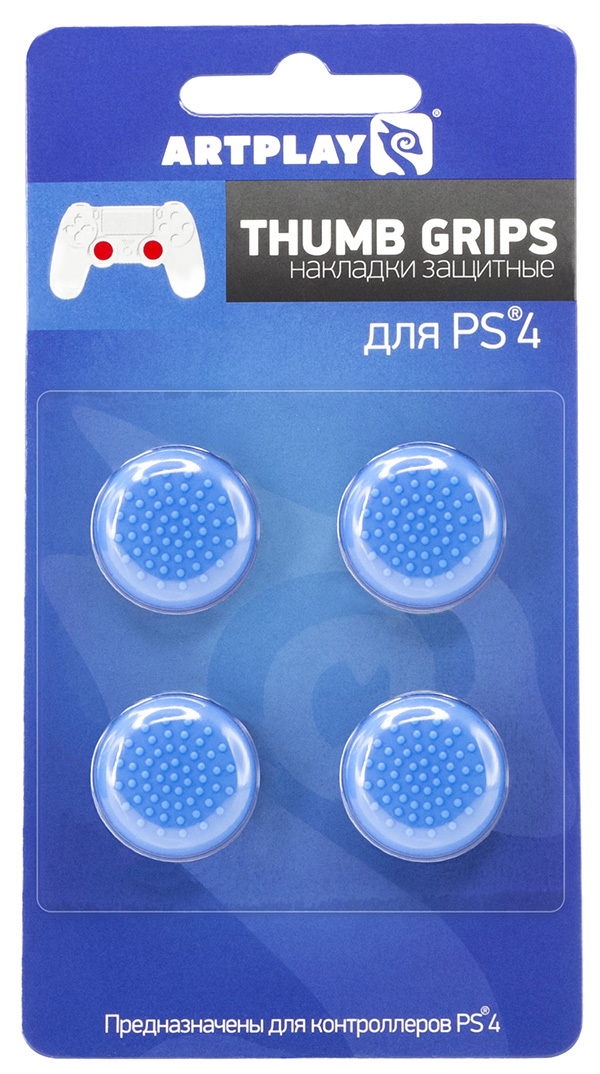 

Накладка для геймпада Artplays Thumb grips для Playstation 4, Синий, Thumb grips