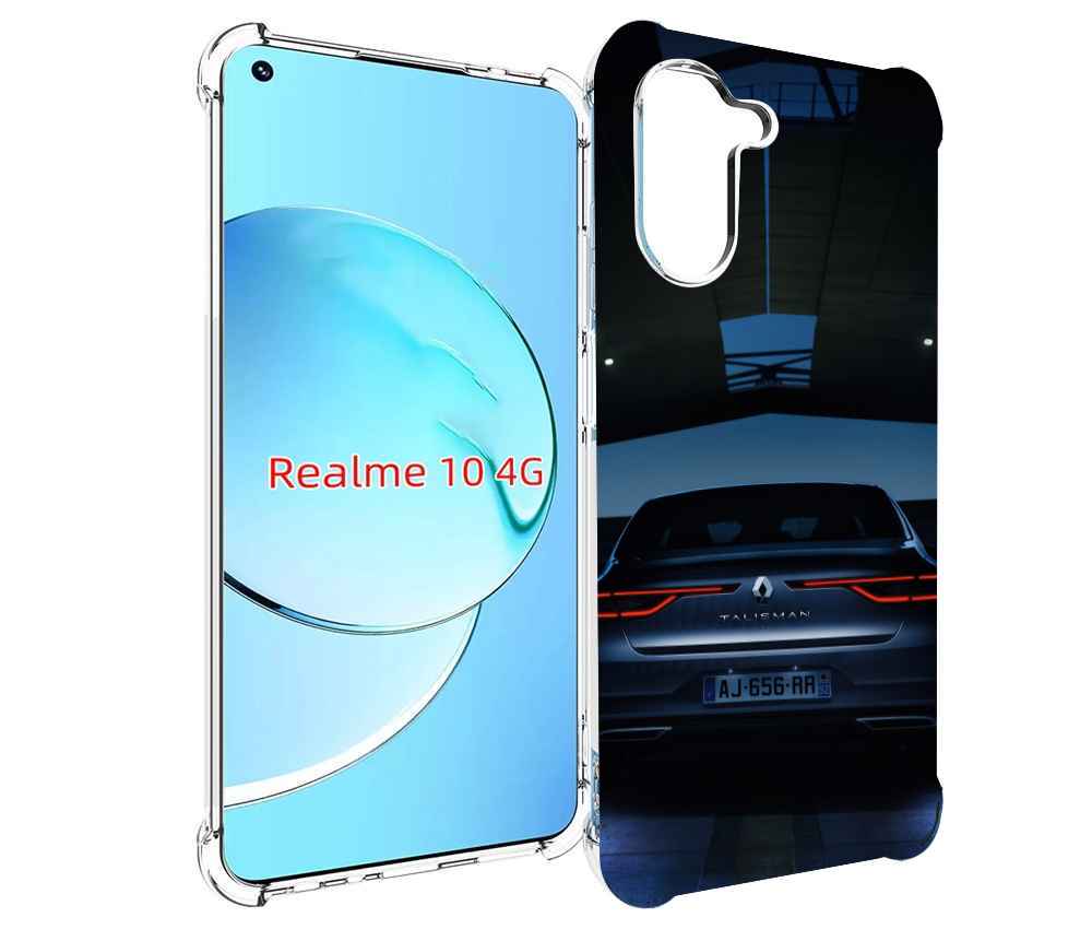 

Чехол Mypads Renault 1 Для Realme 10, Прозрачный, Tocco