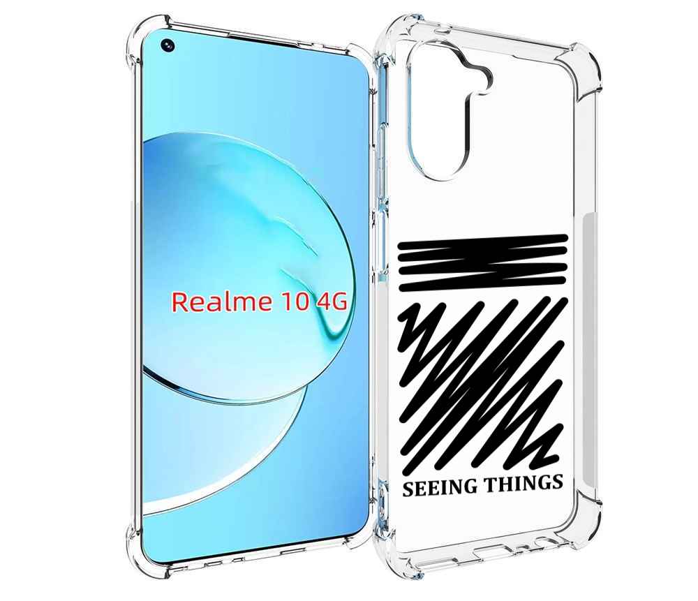 

Чехол Mypads Seeing-Things Для Realme 10, Прозрачный, Tocco