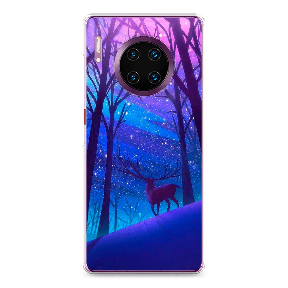 

Чехол Awog на Huawei Mate 30 Pro "Северный олень", Фиолетовый;голубой;синий, 610450-2