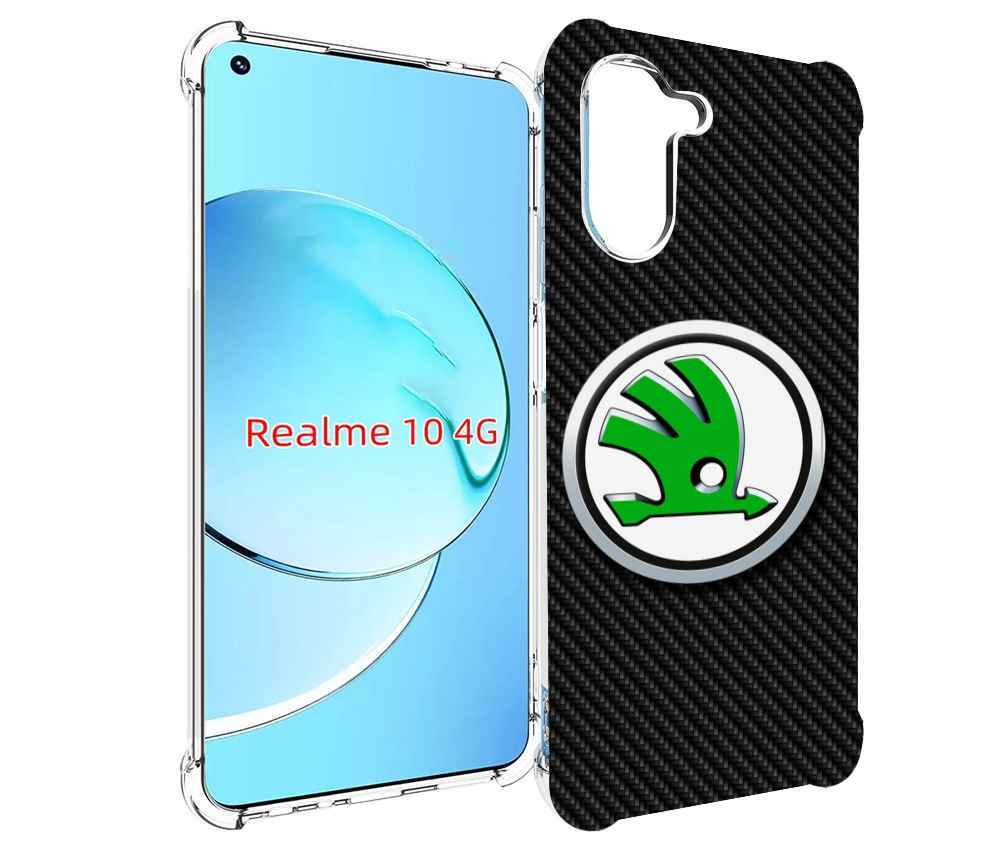 

Чехол Mypads Skoda 2 Для Realme 10, Прозрачный, Tocco