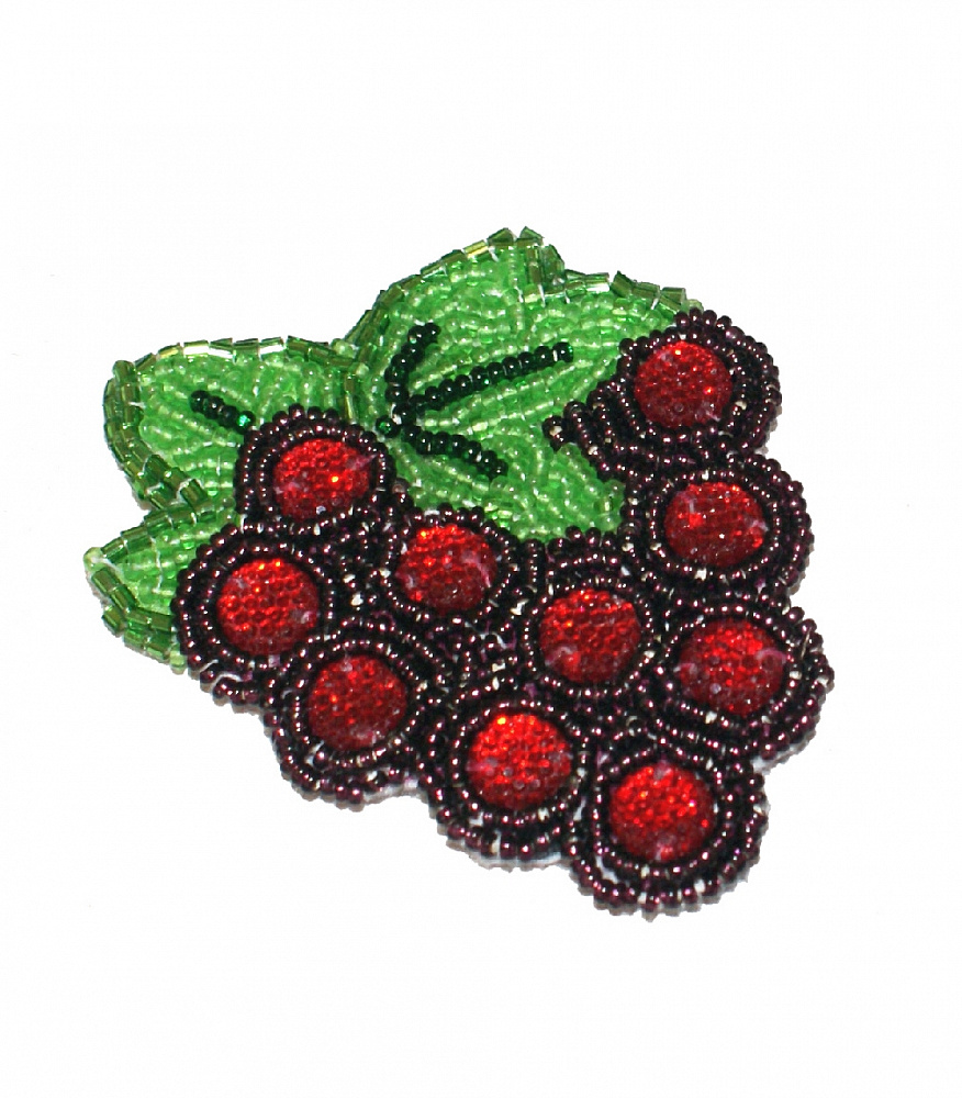 фото Наборы для шитья и вышивания матренин посад красный виноград 6,5х7 см, арт.8476