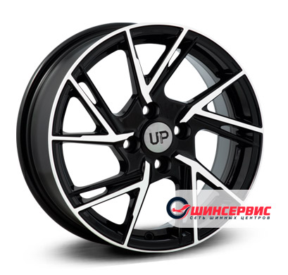 

Диски Wheels UP Up115 R15x6.5J 4x100 ET45 ЦО54.1, Черный;серебристый, Up115
