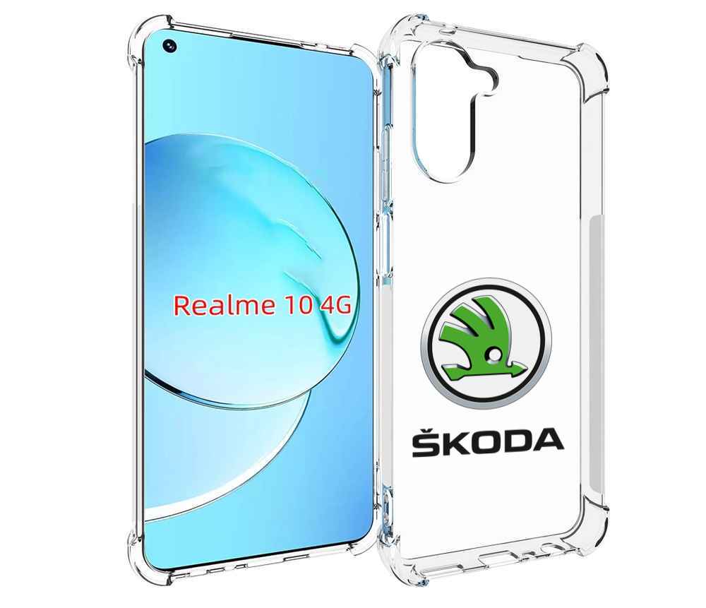 

Чехол Mypads Skoda 4 Мужской Для Realme 10, Прозрачный, Tocco