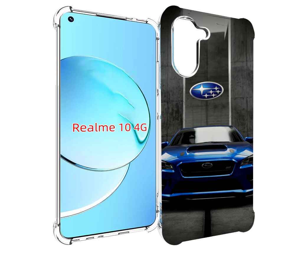 

Чехол Mypads Subaru 1 Мужской Для Realme 10, Прозрачный, Tocco