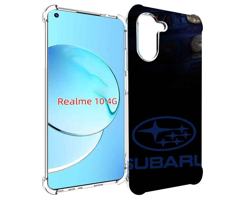 

Чехол Mypads Subaru 3 Для Realme 10, Прозрачный, Tocco