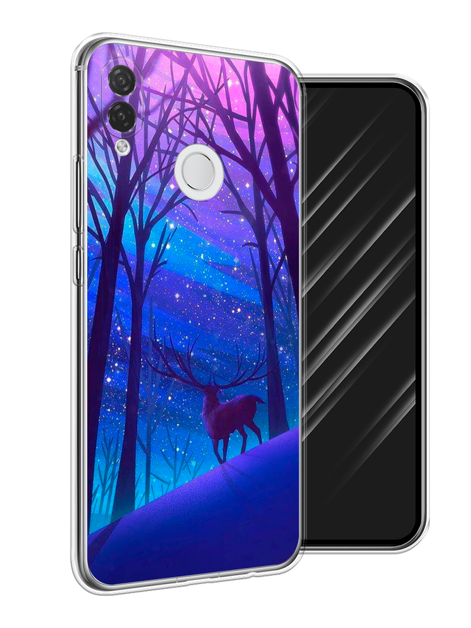 

Чехол Awog на Huawei P Smart Plus "Северный олень", Фиолетовый;голубой;синий, 68250-2