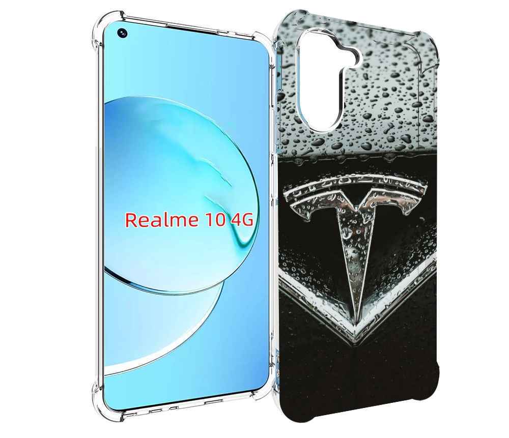 

Чехол Mypads Tesla 1 Для Realme 10, Прозрачный, Tocco