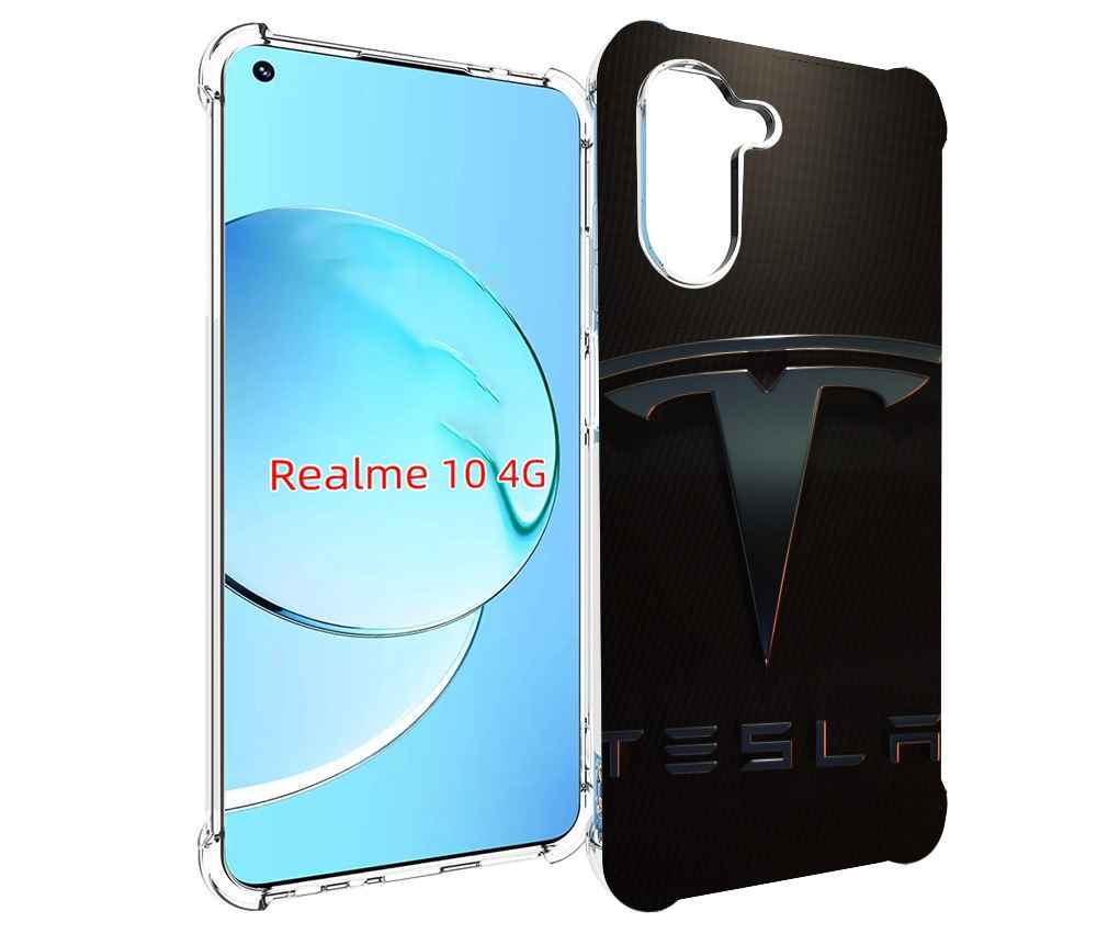 

Чехол Mypads Tesla 3 Для Realme 10, Прозрачный, Tocco