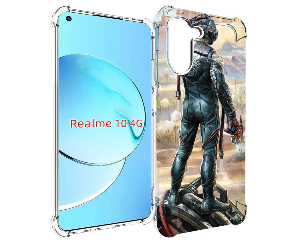 

Чехол Mypads The-Outer-Worlds Для Realme 10, Прозрачный, Tocco